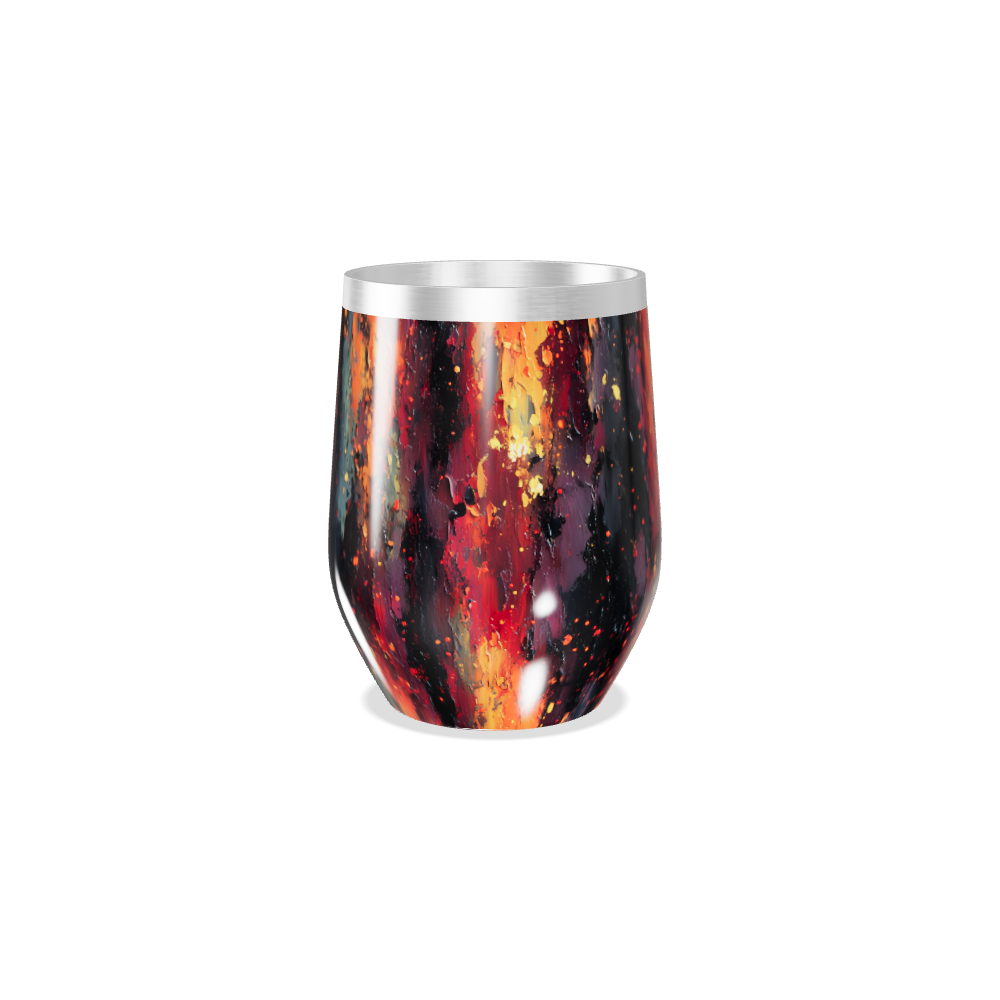 Copo Térmico Slim - Estampa Abstrata Colorida