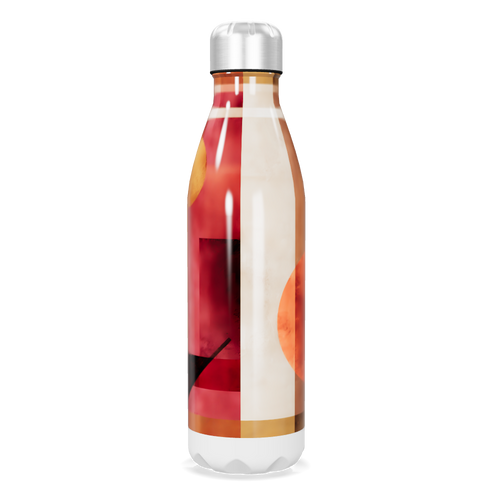 Garrafa Inox - Estampa Abstrata Colorida