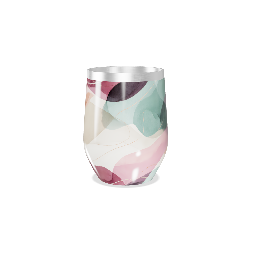 Copo Térmico Slim - Estampado Colorido Vidro