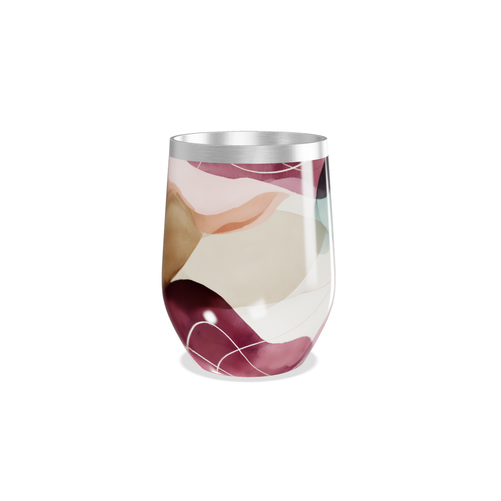 Copo Térmico Slim - Estampado Colorido Vidro