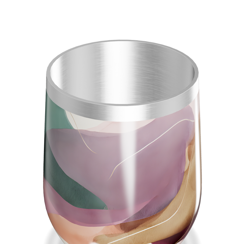 Copo Térmico Slim - Estampado Colorido Vidro