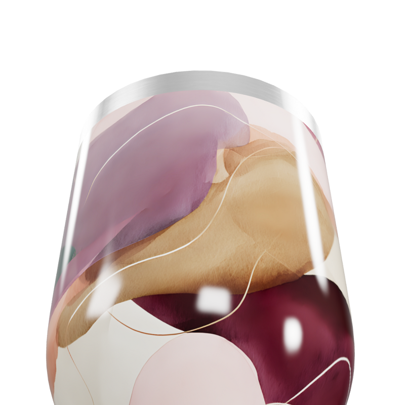 Copo Térmico Slim - Estampado Colorido Vidro