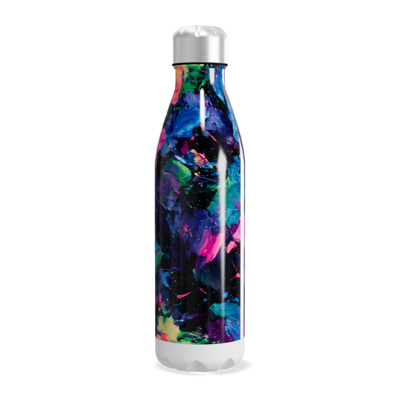 Garrafa Inox - Estampa Colorida Abstrata