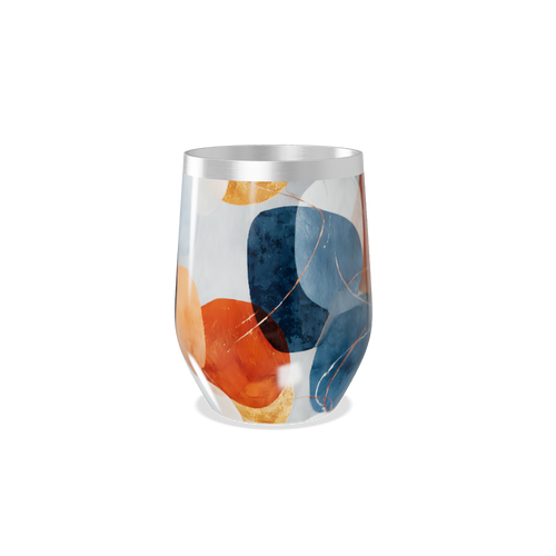 Copo Térmico Slim - Estampa Abstrata Colorida