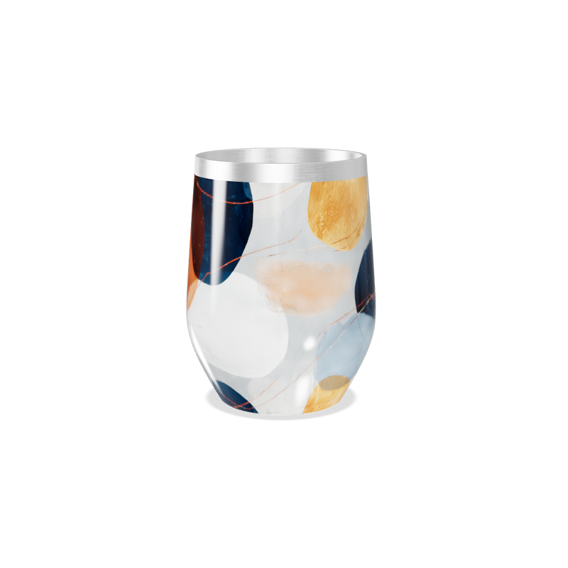 Copo Térmico Slim - Estampa Abstrata Colorida