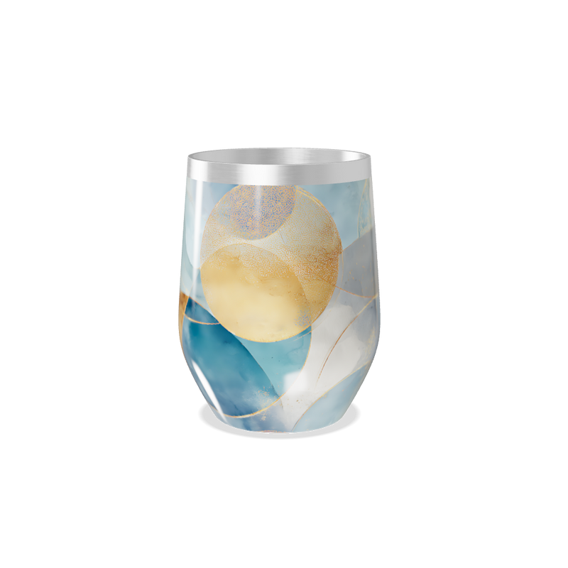 Copo Térmico Slim - Com Estampa Abstrata