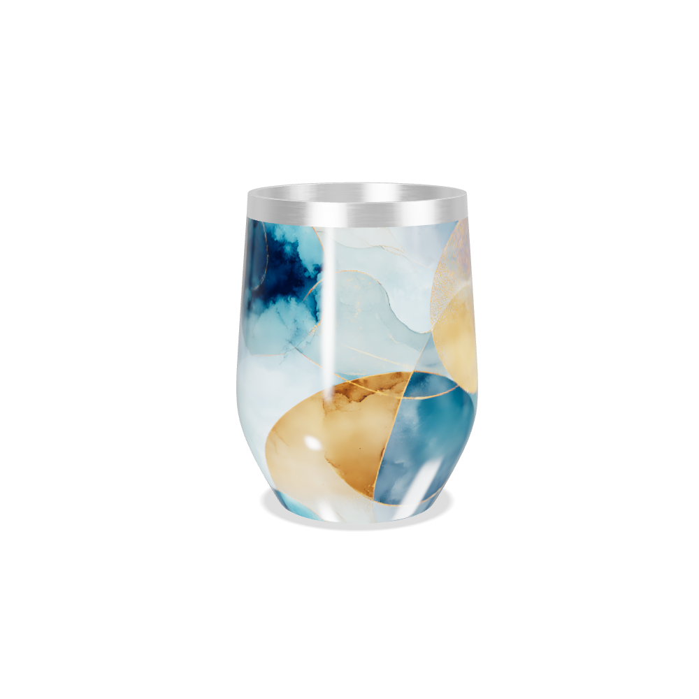 Copo Térmico Slim - Com Estampa Abstrata