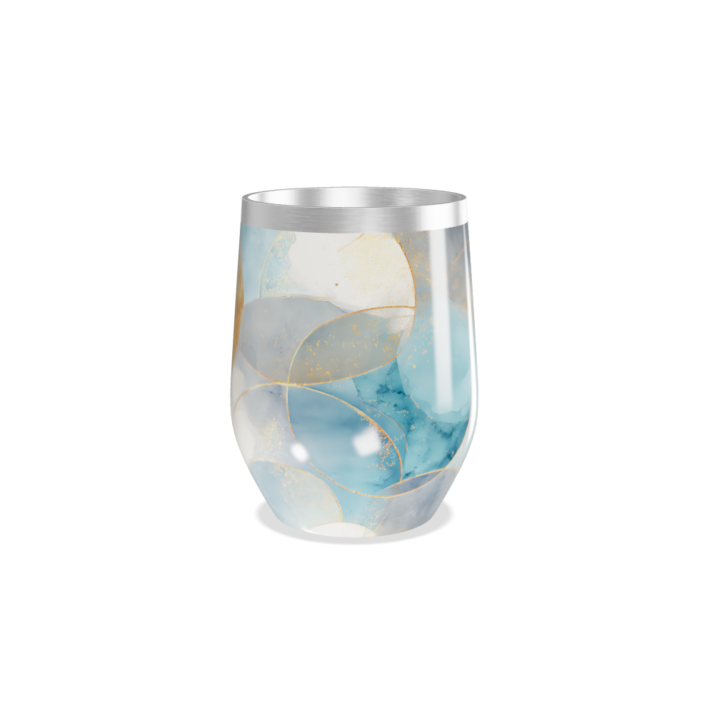 Copo Térmico Slim - Com Estampa Abstrata