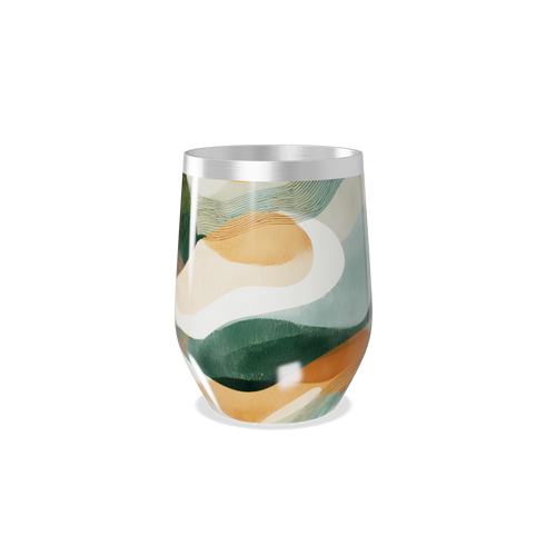 Copo Térmico Slim - Estampa Abstrata Colorida