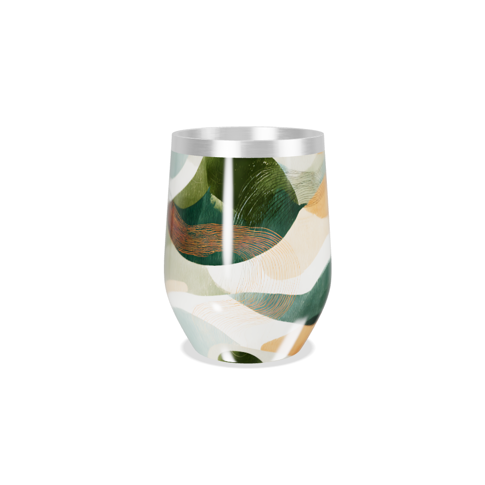 Copo Térmico Slim - Estampa Abstrata Colorida