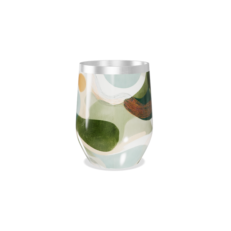 Copo Térmico Slim - Estampa Abstrata Colorida