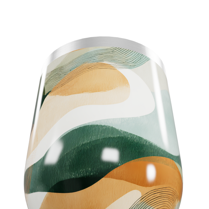 Copo Térmico Slim - Estampa Abstrata Colorida