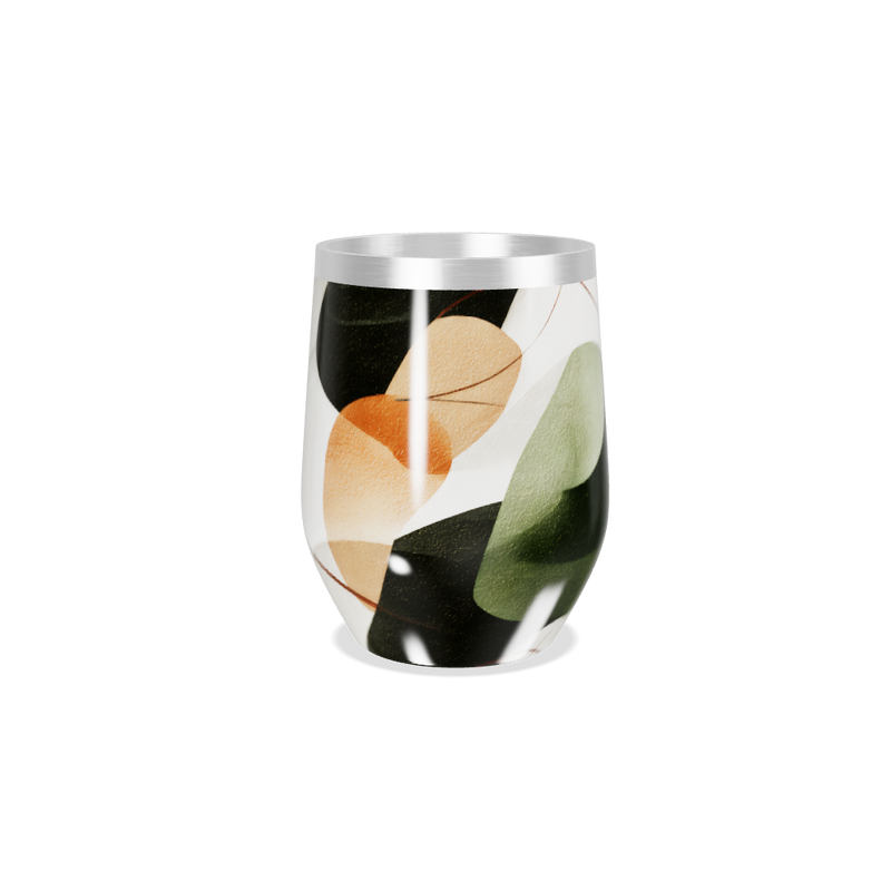 Copo Térmico Slim - Estampa Abstrata Colorida