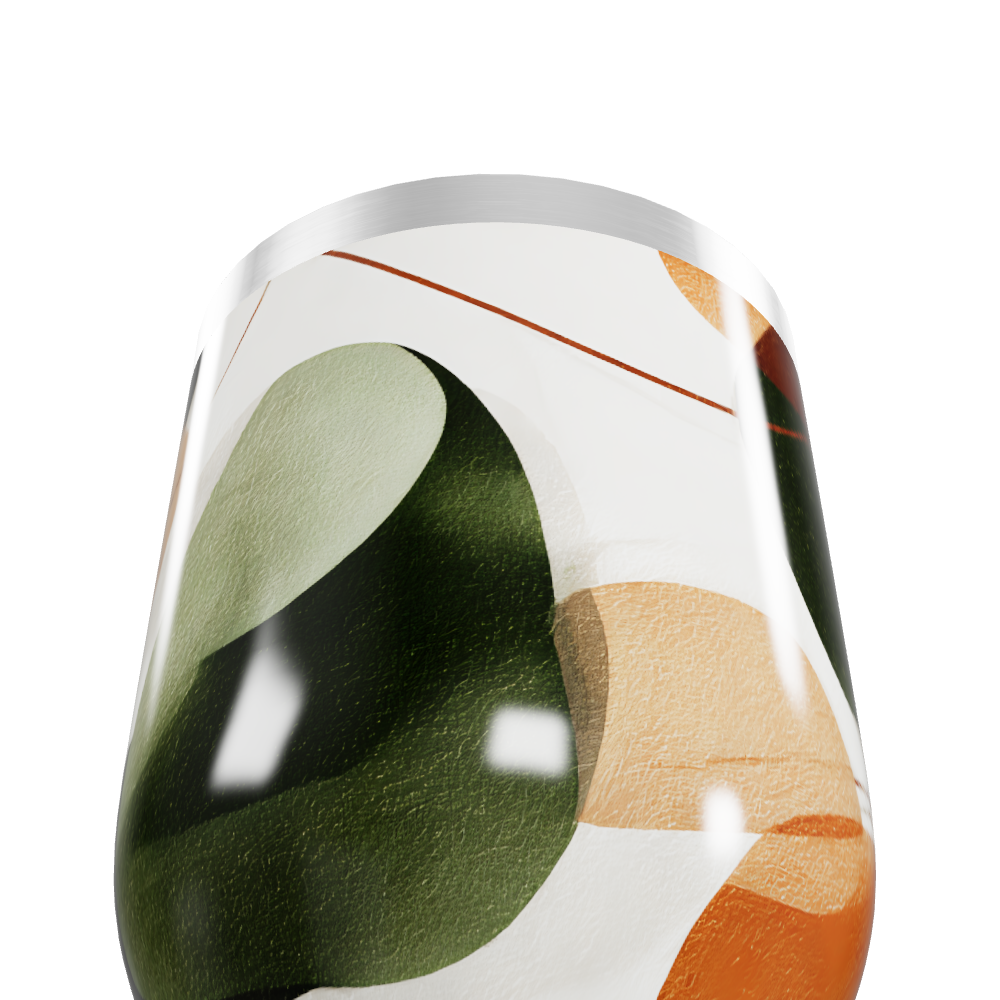 Copo Térmico Slim - Estampa Abstrata Colorida