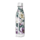 Garrafa Inox - Floral com Fundo Cinza