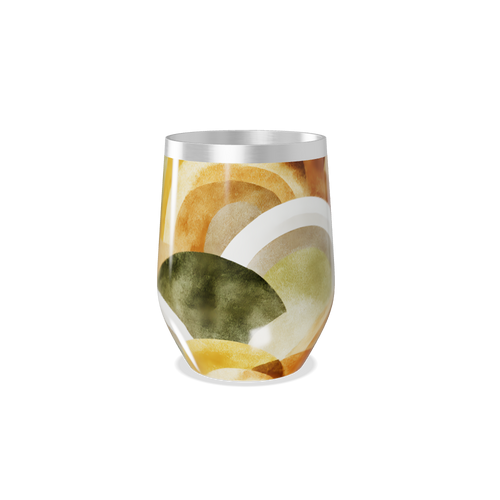 Copo Térmico Slim - Estampa Abstrata Colorida