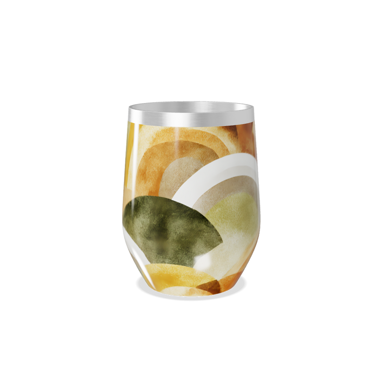 Copo Térmico Slim - Estampa Abstrata Colorida