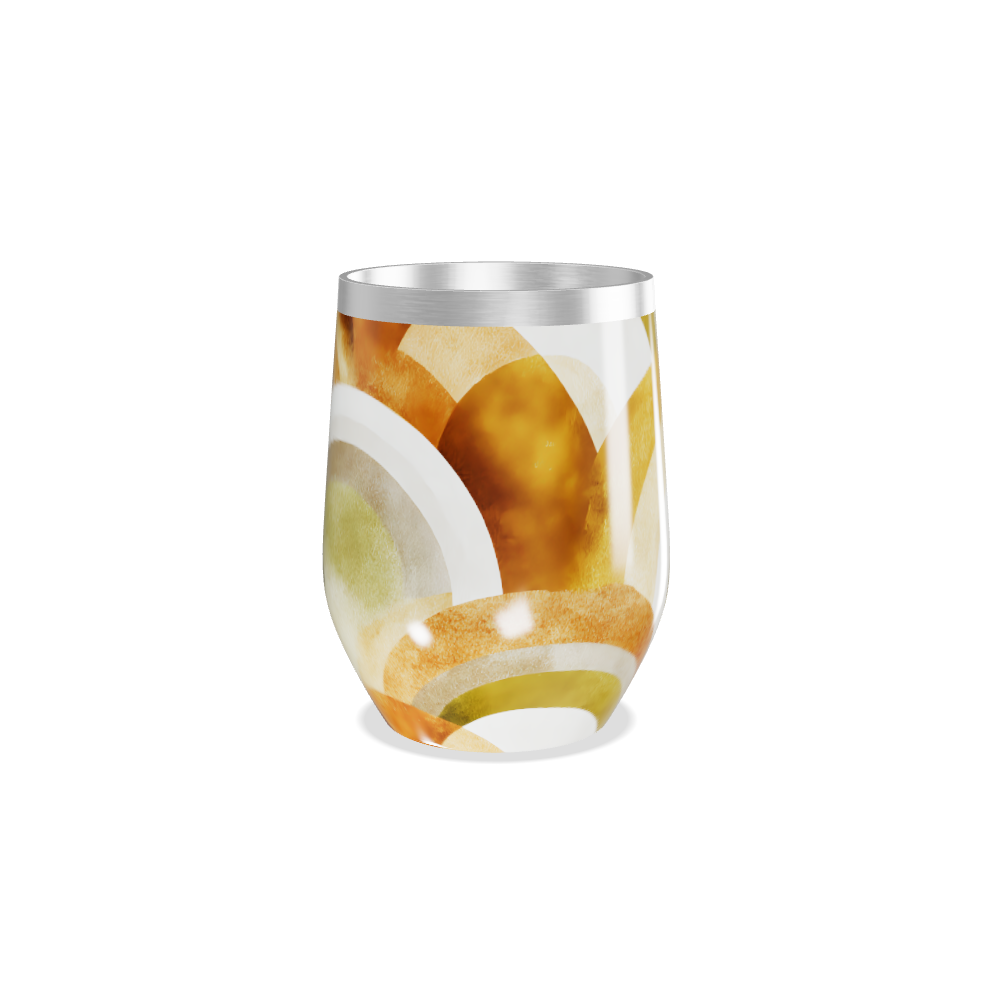 Copo Térmico Slim - Estampa Abstrata Colorida