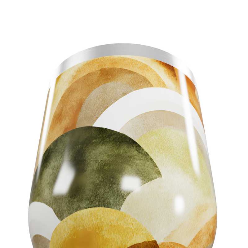 Copo Térmico Slim - Estampa Abstrata Colorida