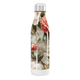 Garrafa Inox - Floral com Tampa Prata