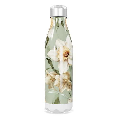 Garrafa Inox - Floral Verde 500ml