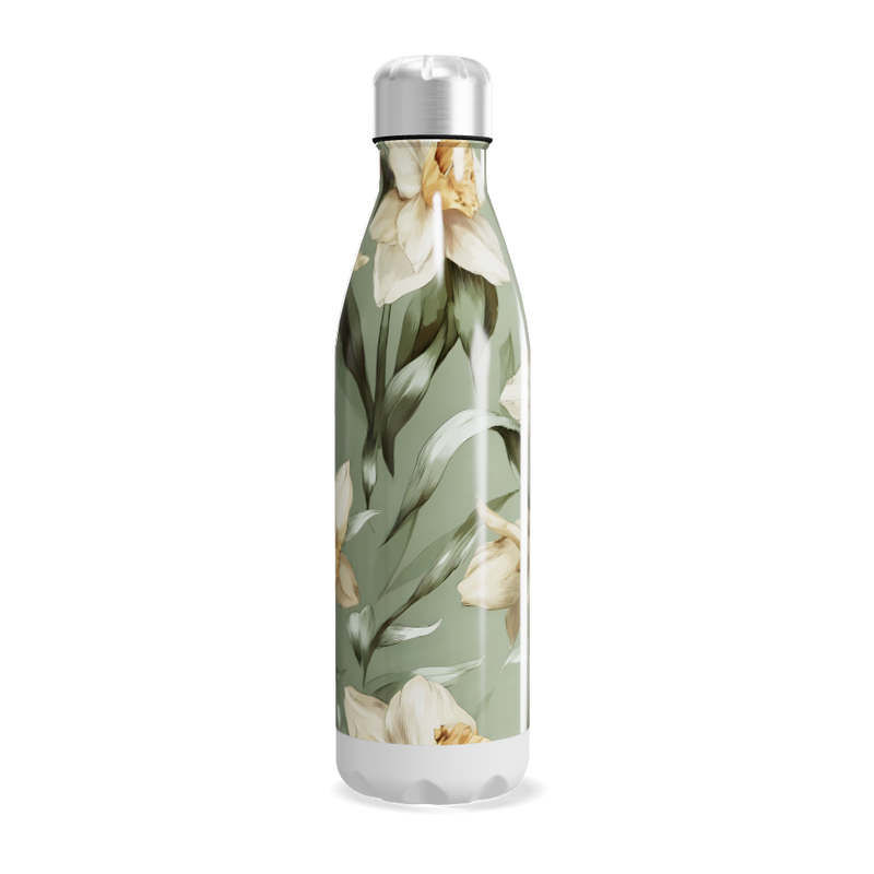 Garrafa Inox - Floral Verde 500ml