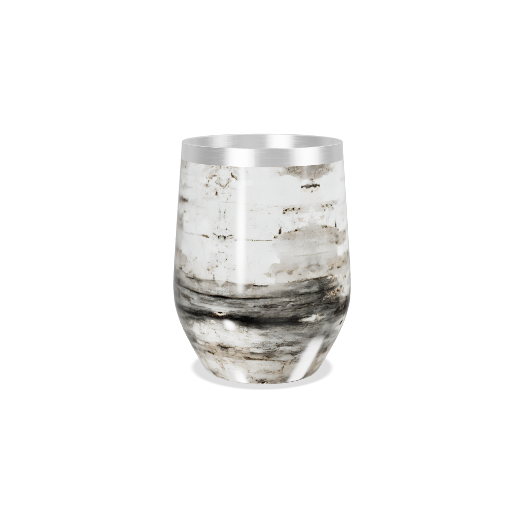 Copo Térmico Slim - Marmorizado Branco