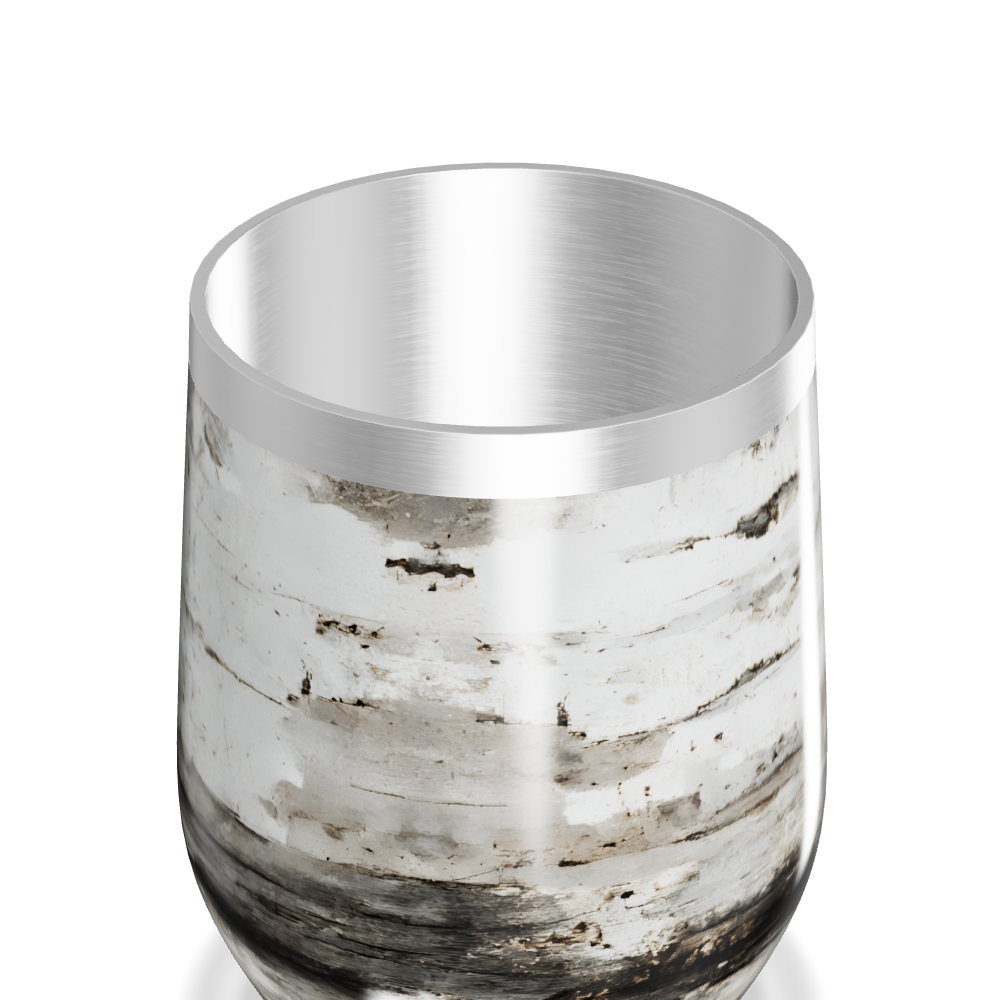 Copo Térmico Slim - Marmorizado Branco