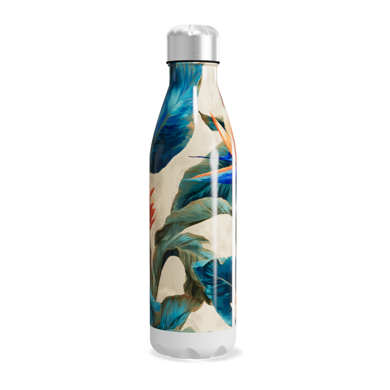 Garrafa Inox Estampada Floral Colorida