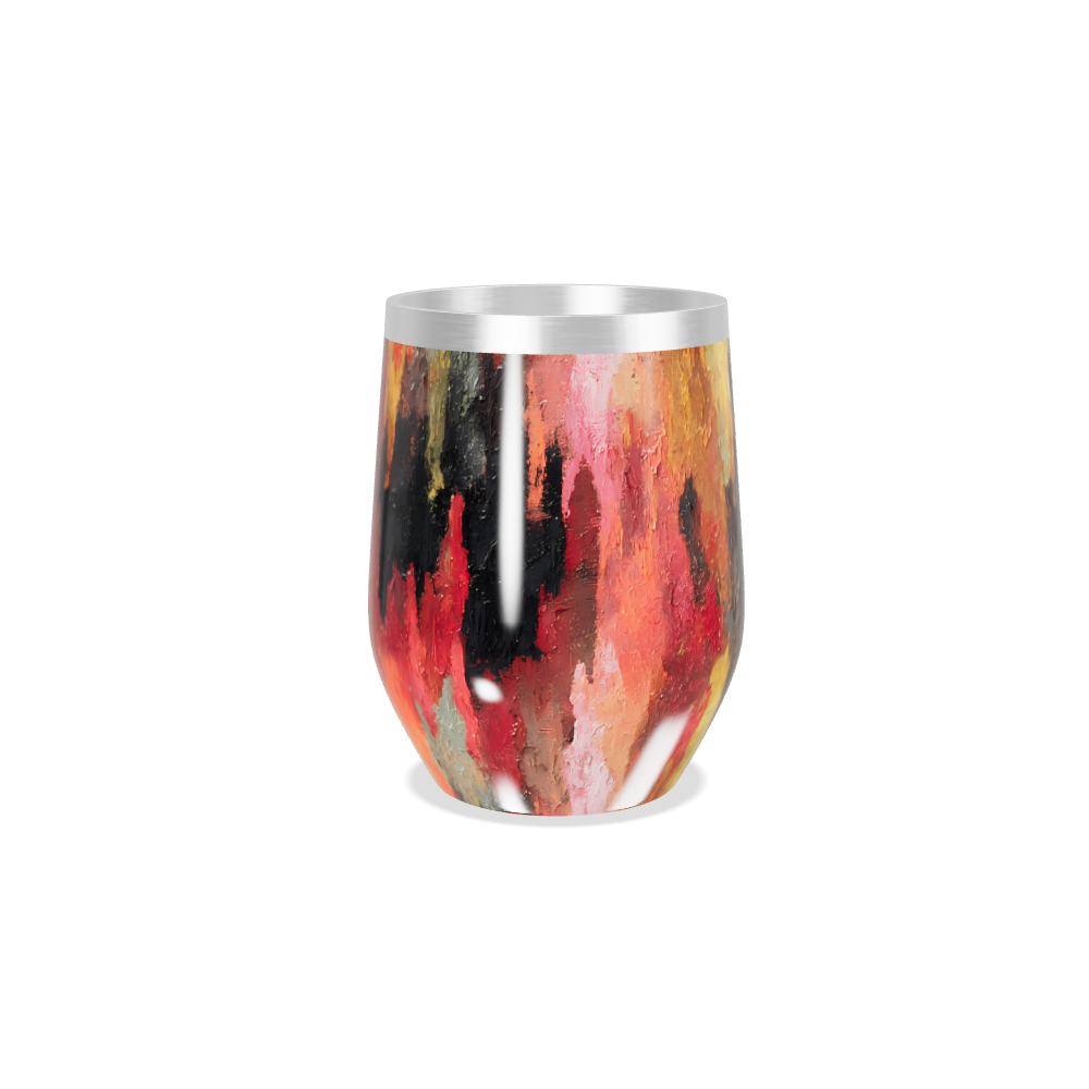 Copo Térmico Slim - Estampa Abstrata Colorida