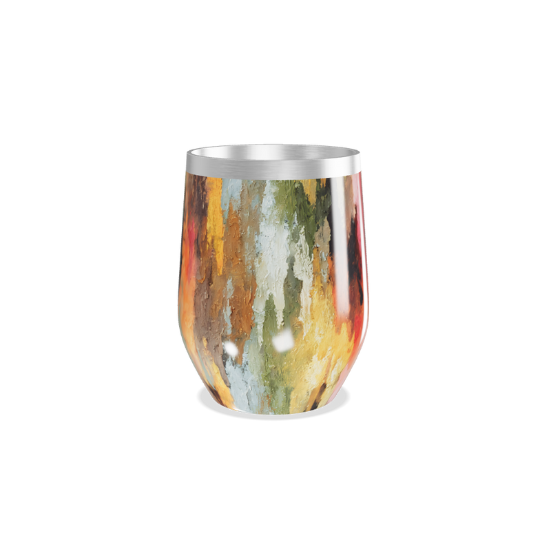 Copo Térmico Slim - Estampa Abstrata Colorida