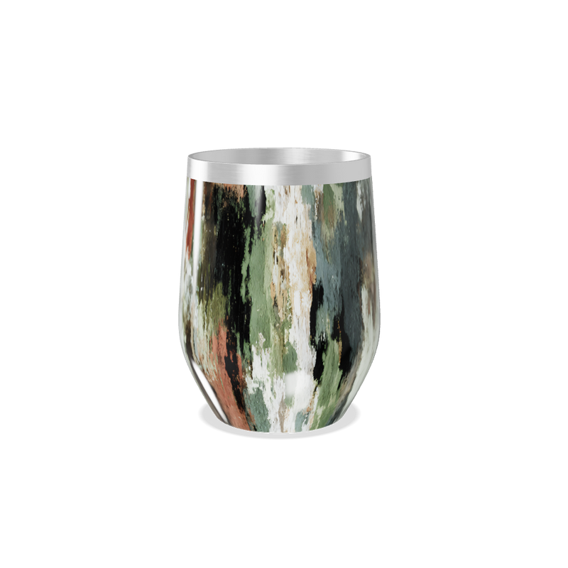 Copo Térmico Slim - Estampa Abstrata Colorida