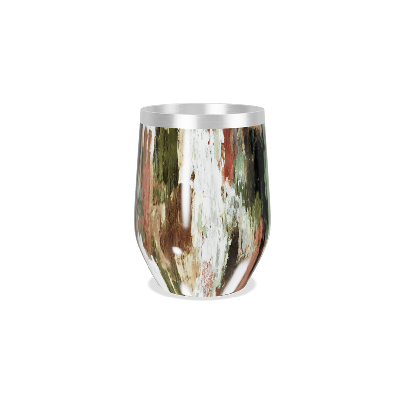 Copo Térmico Slim - Estampa Abstrata Colorida