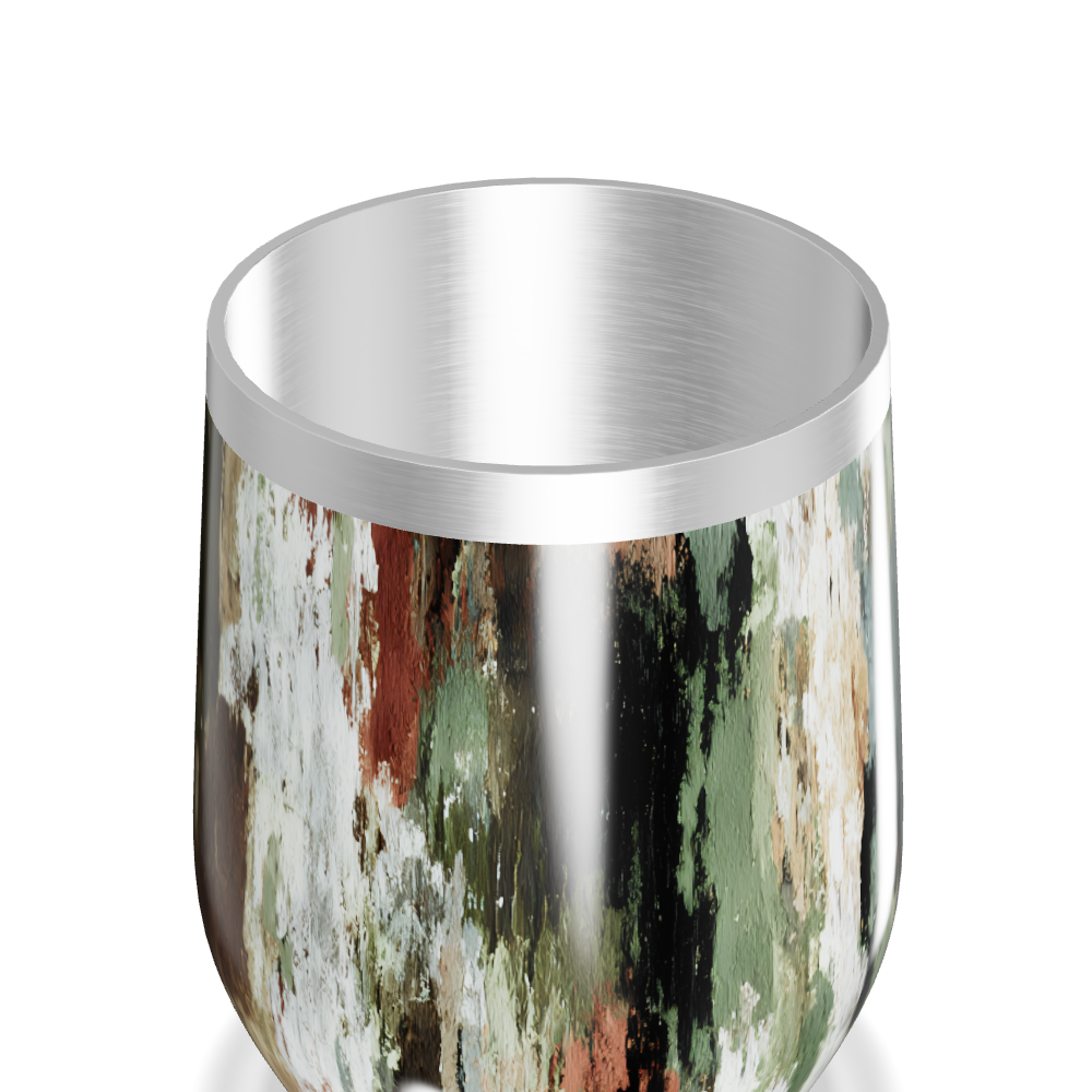 Copo Térmico Slim - Estampa Abstrata Colorida