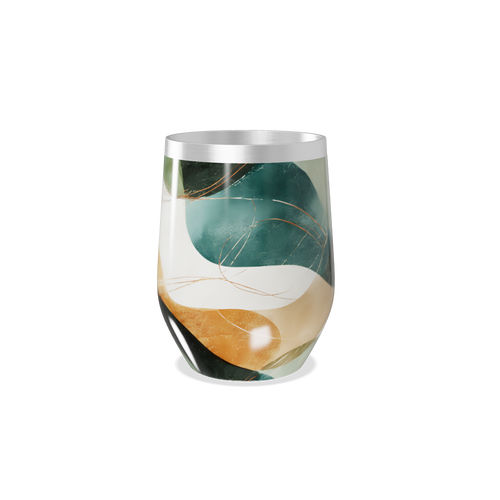 Copo Térmico Slim - Estampa Abstrata Colorida