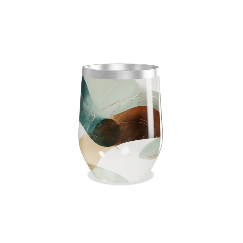 Copo Térmico Slim - Estampa Abstrata Colorida