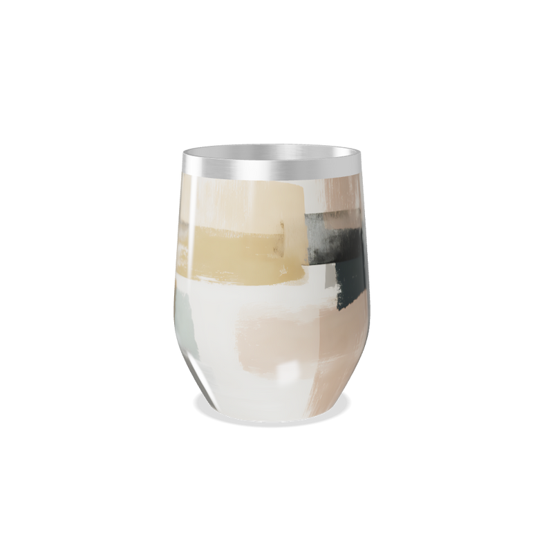 Copo Térmico Slim - Estampa Abstrata Multicolorida