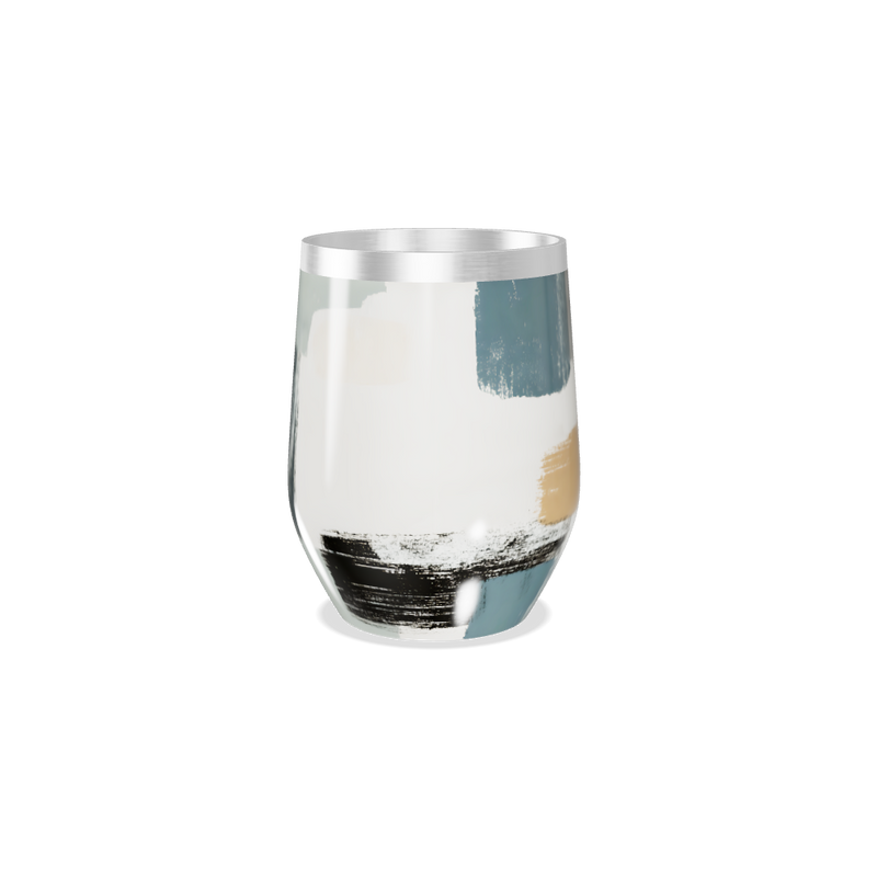 Copo Térmico Slim - Estampa Abstrata Multicolorida