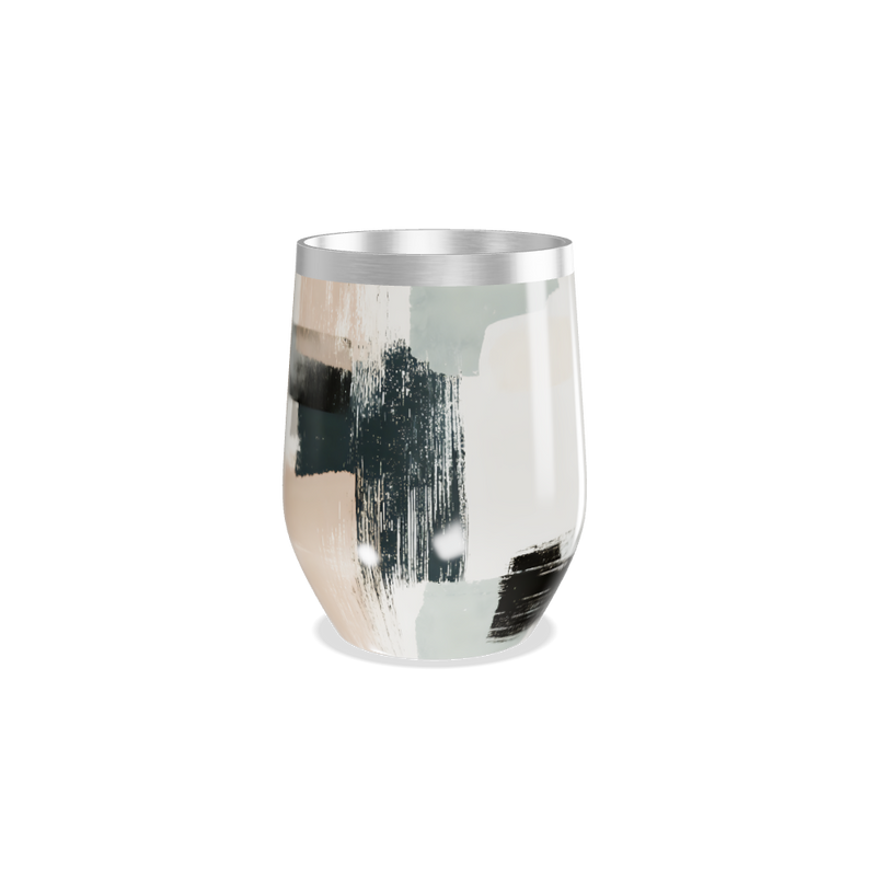 Copo Térmico Slim - Estampa Abstrata Multicolorida