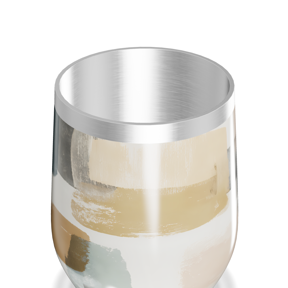 Copo Térmico Slim - Estampa Abstrata Multicolorida