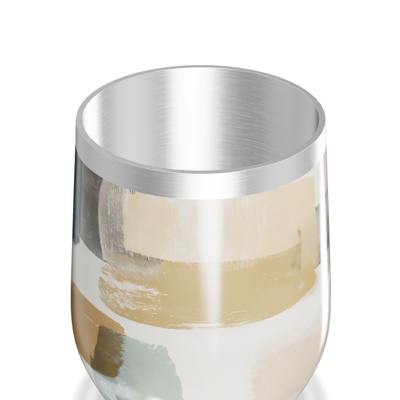 Copo Térmico Slim - Estampa Abstrata Multicolorida