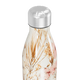 Garrafa Inox - Floral Bege e Rosa
