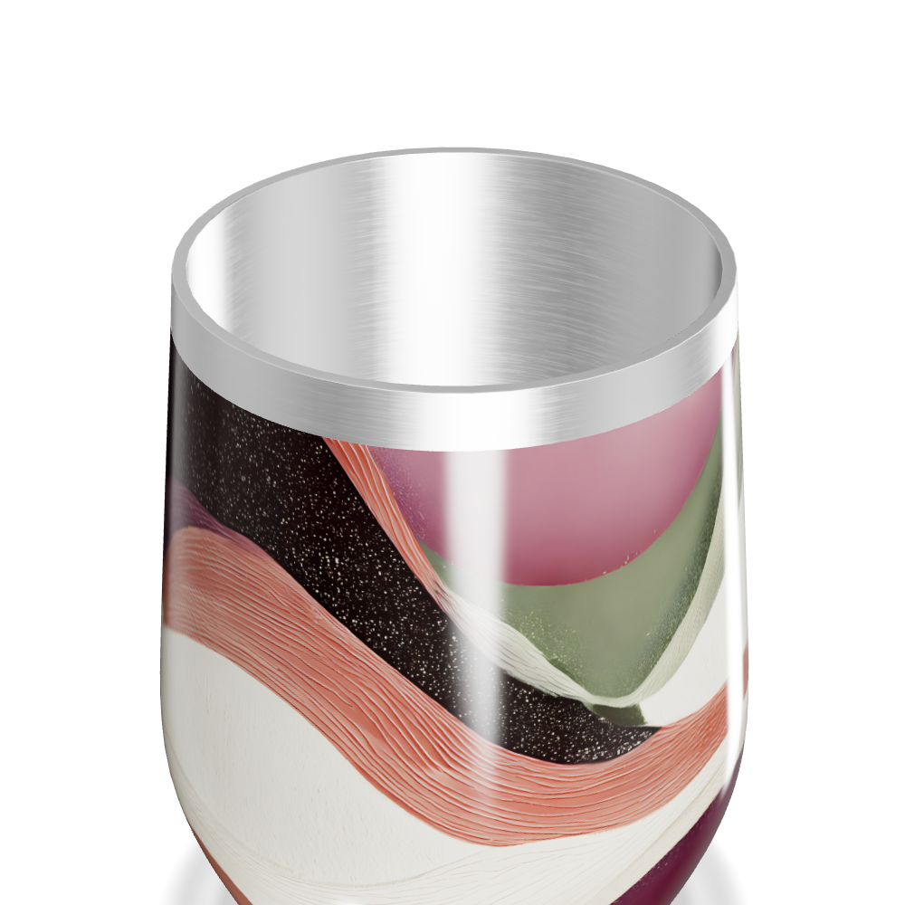 Copo Térmico Slim - Estampa Colorida Abstrata