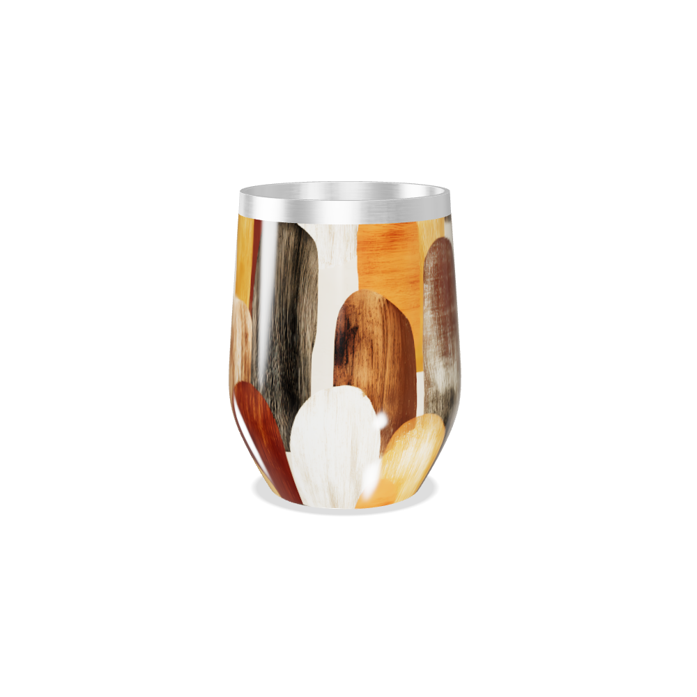 Copo Térmico Slim - Estampa Abstrata Colorida