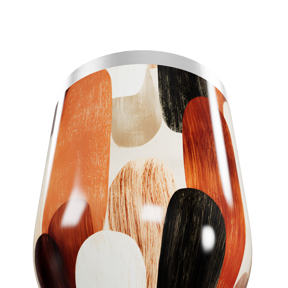 Copo Térmico Slim - Estampa Abstrata Colorida