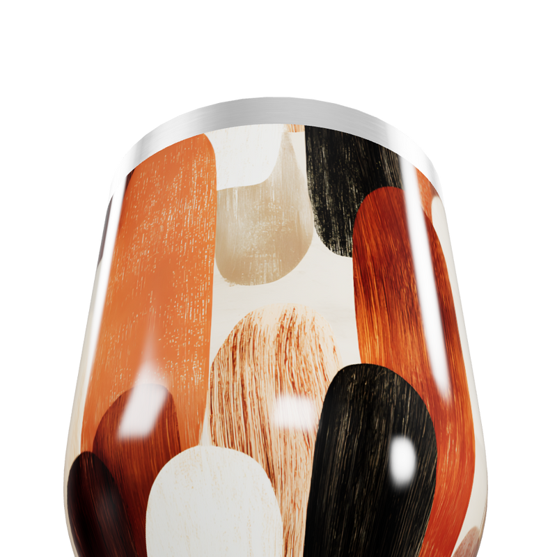 Copo Térmico Slim - Estampa Abstrata Colorida