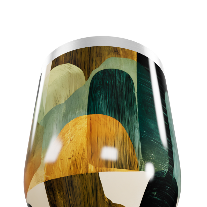 Copo Térmico Slim - Estampa Abstrata Colorida