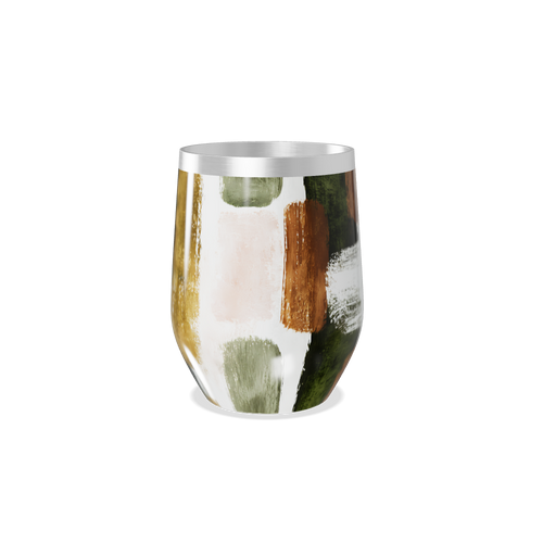 Copo Térmico Slim - Estampa Abstrata Colorida