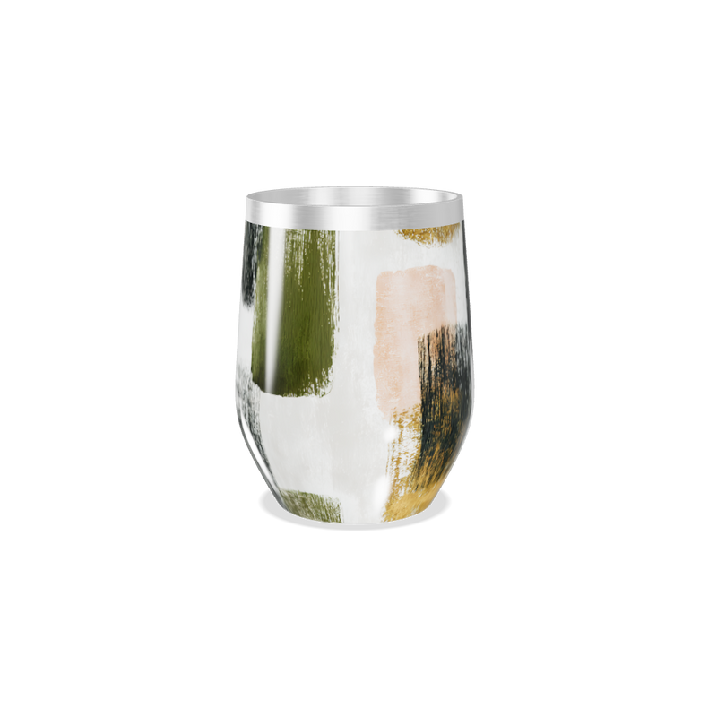 Copo Térmico Slim - Estampa Abstrata Colorida