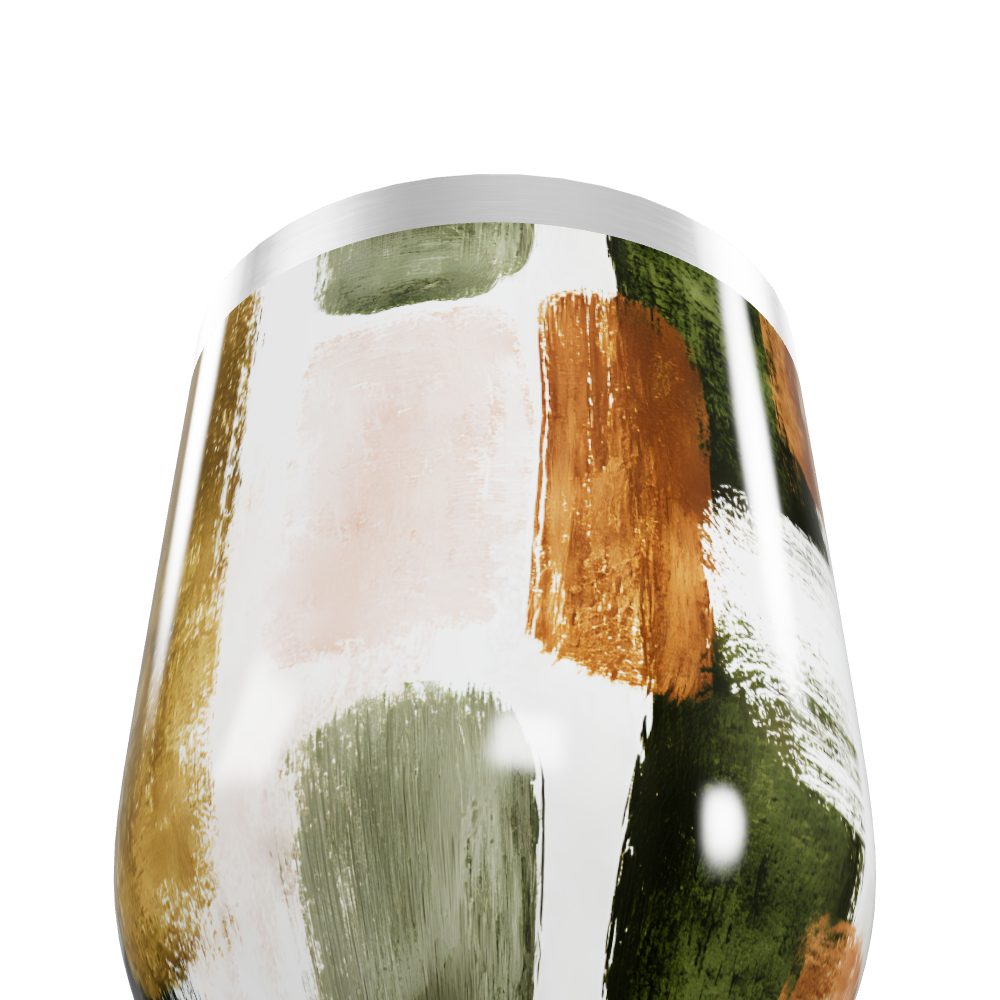 Copo Térmico Slim - Estampa Abstrata Colorida